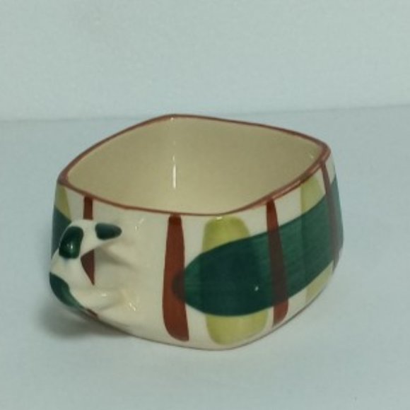 VTG Blair Ceramics Gay Plaid tea cup coffee mug - Picture 2 of 4